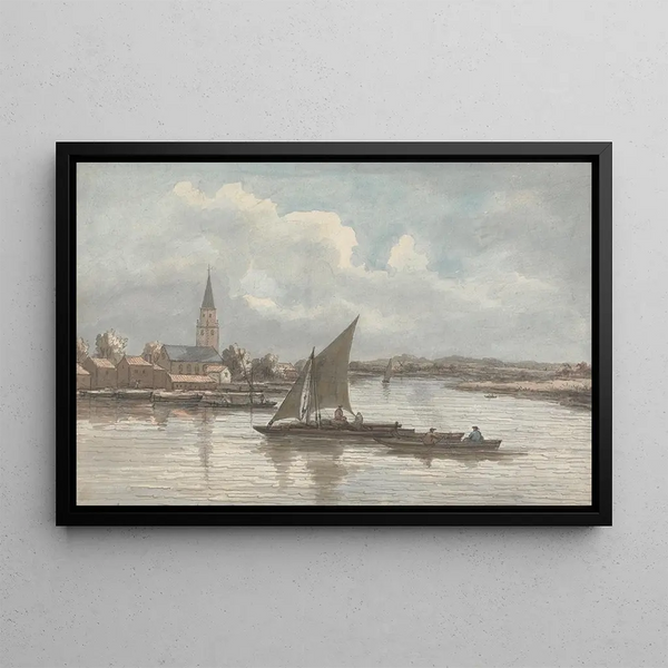 William P Sherlock - View on the Thames at Batersea.webp