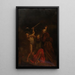 Moïse, Aaron und Hur auf dem Berg Horeb - William Page — gerahmtes Bild an der Wand