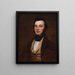 Portrait eines jungen Mannes - William Page — gerahmtes Bild an der Wand