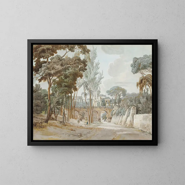 Aqueducs anciens près du Capodichino - William Pars — gerahmtes Bild an der Wand