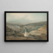 Aussicht auf Snowdon vom Moel Hebog, Nordwales - William Pearson — gerahmtes Bild an der Wand