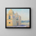 Mission de Carmel - William Posey Silva — gerahmtes Bild an der Wand
