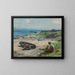 Baie de Portrigh, Carradale - William Pratt — gerahmtes Bild an der Wand