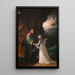 Szene des Sturms - William Rimmer — gerahmtes Bild an der Wand
