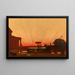 Sonnenuntergang - William Rimmer — gerahmtes Bild an der Wand