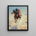 Cavalier indien - William Robinson Leigh — gerahmtes Bild an der Wand