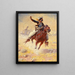 Der Lasso - William Robinson Leigh — gerahmtes Bild an der Wand