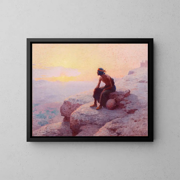 Der Wasserträger - William Robinson Leigh — gerahmtes Bild an der Wand