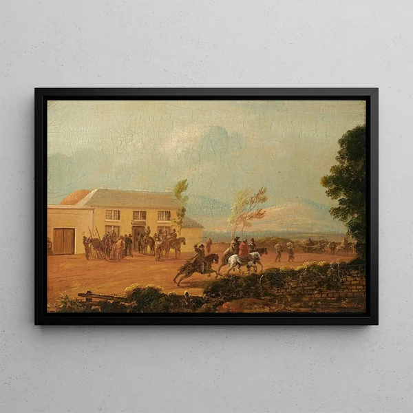 William Sadler the Younger - A View of the Inn Baldoyle.webp