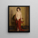 Eine Skulptur - William Sergeant Kendall — gerahmtes Bild an der Wand