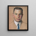 Chauncey B. Tinker B. A. 1899 Professor für Englisch 1914 - William Sergeant Kendall — gerahmtes Bild an der Wand
