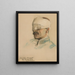 Portrait von Julien Lemordant - William Sergeant Kendall — gerahmtes Bild an der Wand