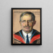 Williston Walker Professor für kirchliche Geschichte 1901 22 Prévôt 1920 22 - William Sergeant Kendall — gerahmtes Bild an der Wand