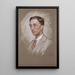 Richard Church - William Shackleton — gerahmtes Bild an der Wand