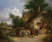 Eine Rast in der Herberge - William Shayer — Ansicht des Kunstwerks