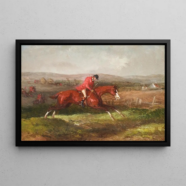 William Shayer - Jumping a ditch.webp