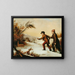 Der Trick schließt sich - William Sidney Mount — gerahmtes Bild an der Wand