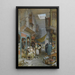 Bazar Suez - William Simpson — gerahmtes Bild an der Wand
