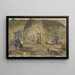 Innenansicht des Forts Nicolas Sebastopol Krim - William Simpson — gerahmtes Bild an der Wand