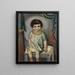 Juni - William Sommer — gerahmtes Bild an der Wand