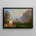 Landschaft von Capri - William Stanley Haseltine — gerahmtes Bild an der Wand