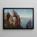 Arc naturel à Capri - William Stanley Haseltine — gerahmtes Bild an der Wand