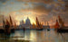 Santa Maria della Salute Sonnenuntergang - William Stanley Haseltine — Ansicht des Kunstwerks