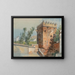 Ansicht vom Alhambra, Spanien - William Stanley Haseltine — gerahmtes Bild an der Wand