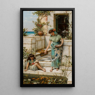 William Stephen Coleman - Feeding the goldfish.webp