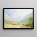 Franconia Notch New Hampshire - William Trost Richards — gerahmtes Bild an der Wand