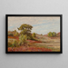 Buissons de myrtilles à Matunuck, Rhode Island - William Trost Richards — gerahmtes Bild an der Wand