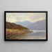 Blick nach Westen, Seelandschaft in Norwegen - William Trost Richards — gerahmtes Bild an der Wand