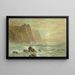 in der Nähe von Land's End, Cornwall - William Trost Richards — gerahmtes Bild an der Wand