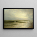 auf der Küste von New Jersey - William Trost Richards — gerahmtes Bild an der Wand
