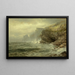 Küstenfelsen - William Trost Richards — gerahmtes Bild an der Wand