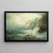 Côte rocheuse de Cornouailles - William Trost Richards — gerahmtes Bild an der Wand