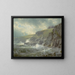 Vue de la maison des artistes Graycliff, Newport, Rhode Island - William Trost Richards — gerahmtes Bild an der Wand