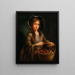 Mädchen Radieschen - William Tylee Ranney — gerahmtes Bild an der Wand