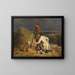 Die Erholung - William Tylee Ranney — gerahmtes Bild an der Wand