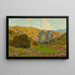 Prairie mit entfernten Hügeln - William Wendt — gerahmtes Bild an der Wand