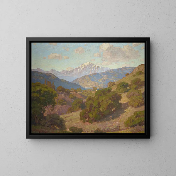 Mont San Antonio - William Wendt — gerahmtes Bild an der Wand
