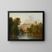 Eine Ansicht des Warwick-Schlosses - William Westall — gerahmtes Bild an der Wand