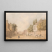 Eingang in Newmarket - William Westall — gerahmtes Bild an der Wand