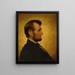 Abraham Lincoln - William Willard — gerahmtes Bild an der Wand