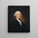 George Washington - William Winstanley — gerahmtes Bild an der Wand