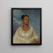 Joanna de Silva - William Wood — gerahmtes Bild an der Wand