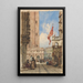 Place Saint-Marc à Venise avec Loggetta - William Wyld — gerahmtes Bild an der Wand
