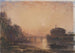 Der Schloss Saint-Ange in Rom bei Sonnenuntergang - William Wyld — Ansicht des Kunstwerks