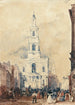 Vue de l'église Sainte-Marie à Londres - William Wyld — Ansicht des Kunstwerks