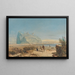 Ansicht von Gibraltar - William Wyld — gerahmtes Bild an der Wand